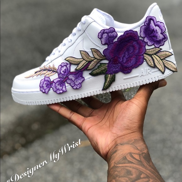 Nike Air Force 1 Custom Floral - Picture 1 of 8